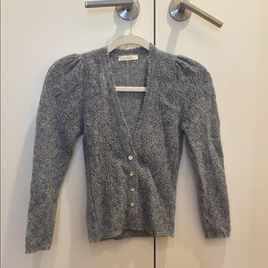 Doen light blue knit sweater